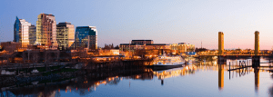 Sacramento-skyline-riverfront-and-tower-bridge