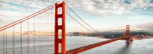 The golden gate bridge in san francisco, california.
