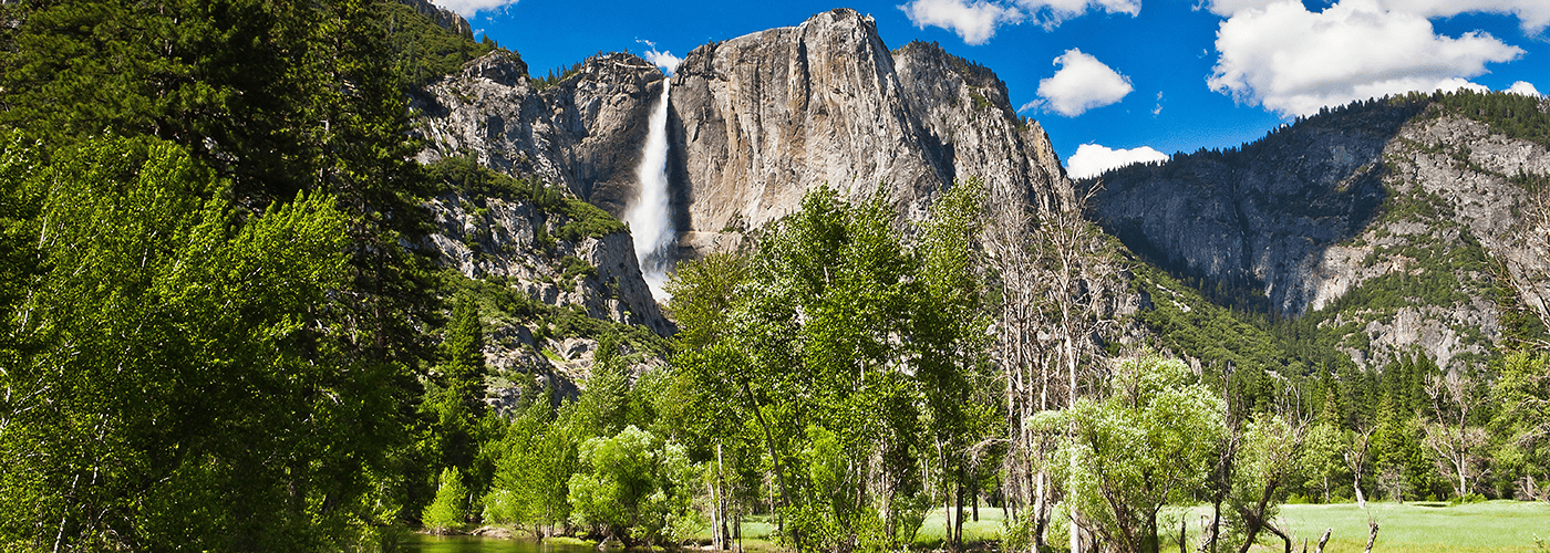 Yosemite falls in yosemite national park.