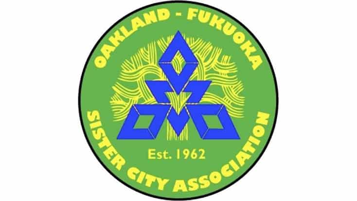 Oakland Fukuoka sister city association logo
