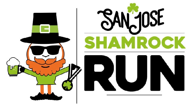 San jose shamrock run logo